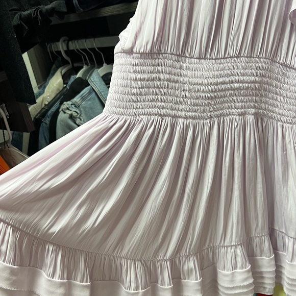 RAMY BROOK
Jane Short-Sleeve Smocked
Minidress  Lavender Size S Gorgeous on!! - Picture 15 of 15